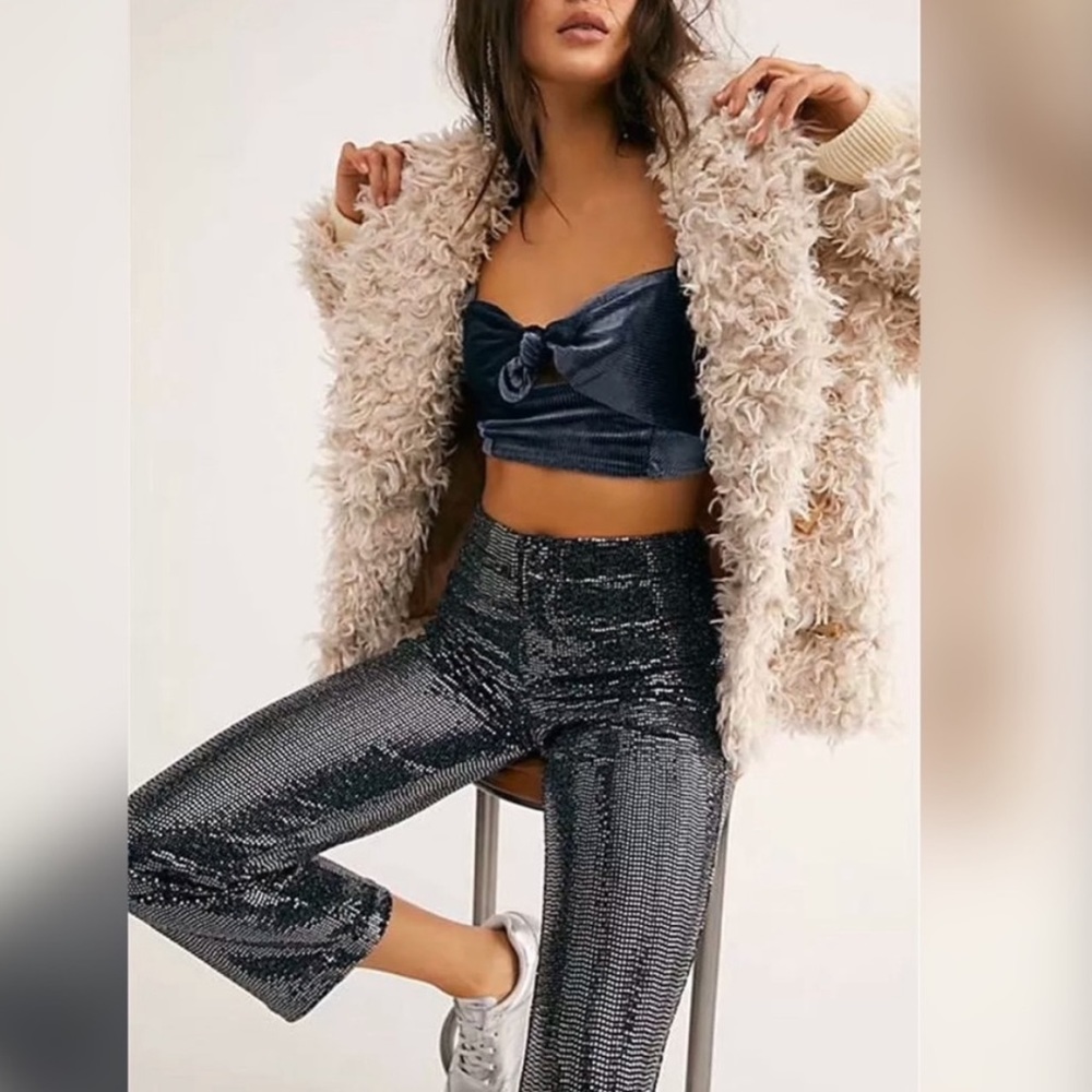 Free people Nicole faux fur jacket